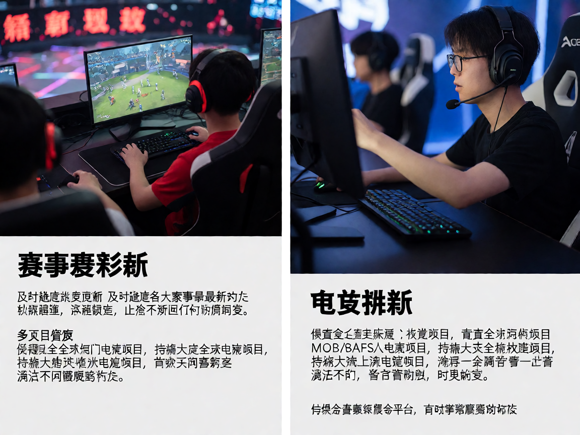 电竞赛事精彩对战画面